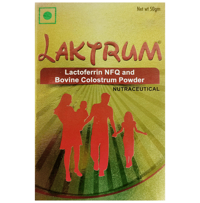 Laktrum Powder | With Lactoferrin NFQ & Bovine Colostrum for Immunity & Growth - Classic Derma