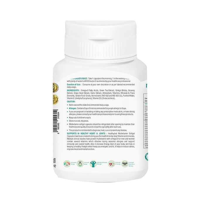 Healthy Diet Multivitamin Soft Gel Capsule