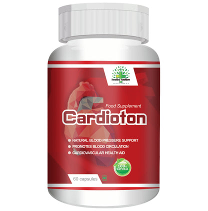 Healthy Nutrition Cardioton for Heart Health, BP & Blood Circulation | Capsule - Classic Derma