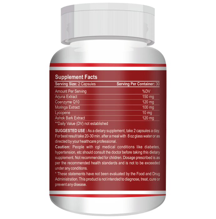 Healthy Nutrition Cardioton for Heart Health, BP & Blood Circulation | Capsule