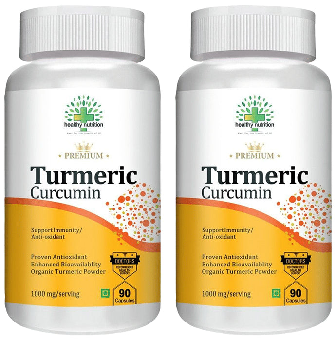 Healthy Nutrition Turmeric Curcumin Capsule (90 Each) - Classic Derma
