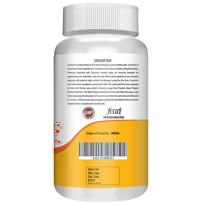 Healthy Nutrition Turmeric Curcumin Capsule (90 Each)
