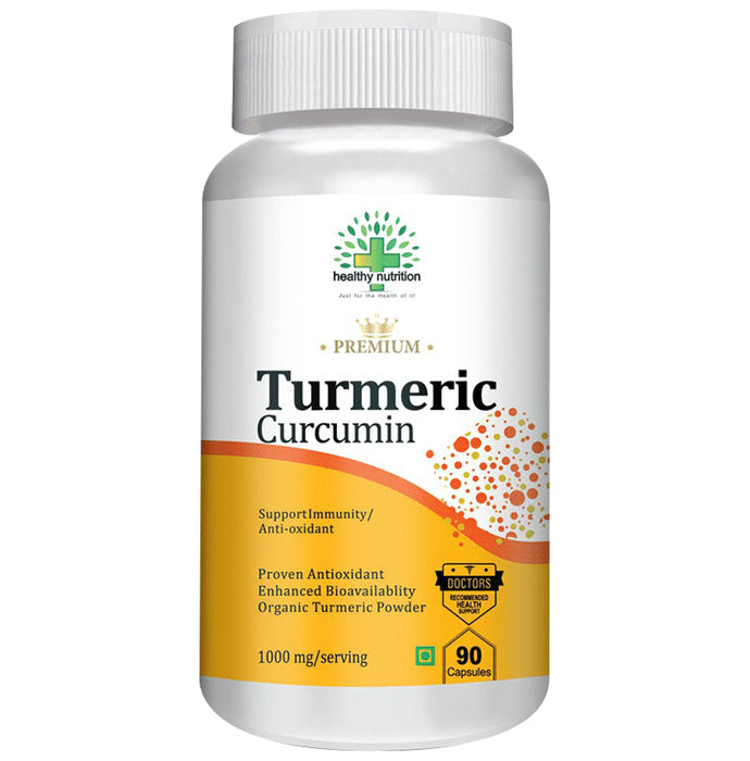 Healthy Nutrition Turmeric Curcumin Capsule (90 Each) - Classic Derma