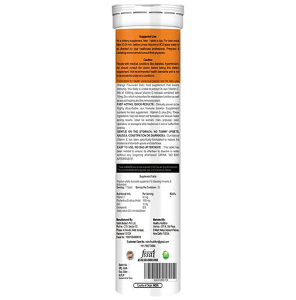 Healthy Nutrition Vitamin C Effervescent Tablet