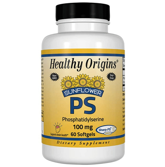 Healthy Origins Sunflower Ps-Phosphatidylserine 100mg Softgel - Classic Derma
