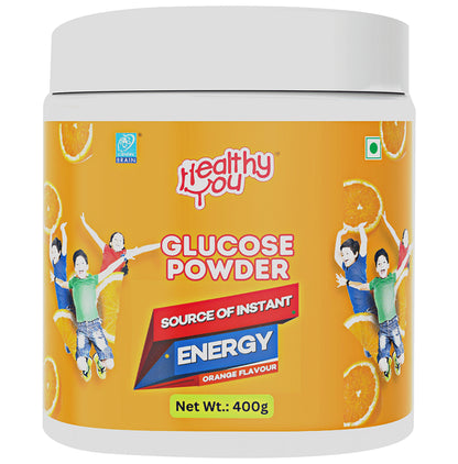 Healthy You Glucose Instant Drink with Vitamin C Orange Powder - Classic Derma
