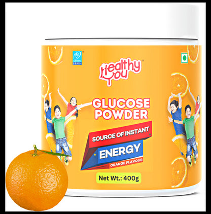Healthy You Glucose Instant Drink with Vitamin C Orange Powder