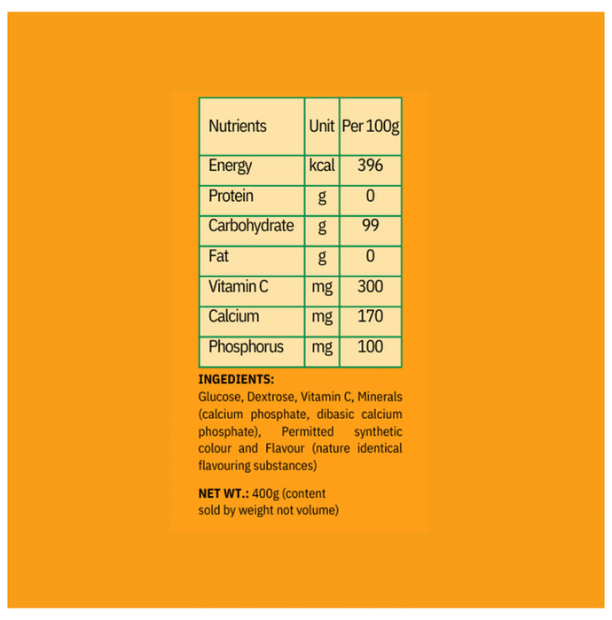 Healthy You Glucose Instant Drink with Vitamin C Orange Powder