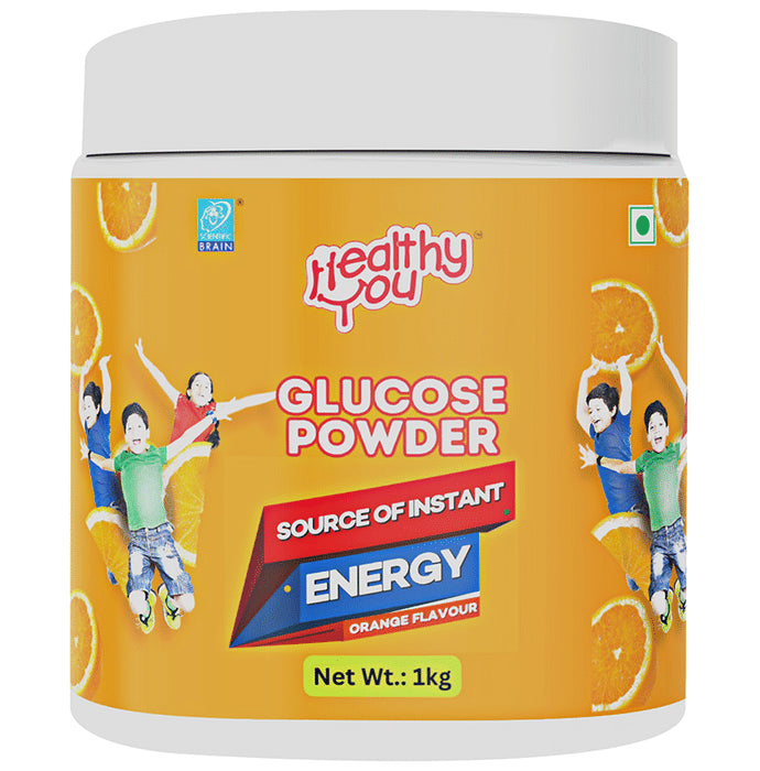 Healthy You Glucose Instant Drink with Vitamin C Orange Powder - Classic Derma