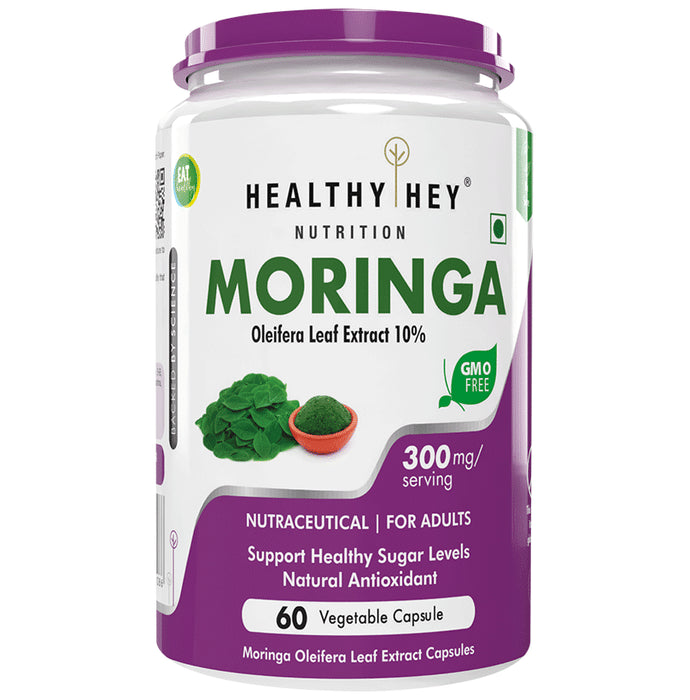 HealthyHey Moringa 300mg Vegetable Capsule - Classic Derma