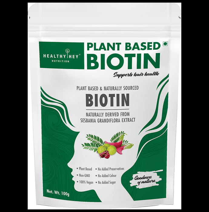 HealthyHey Organic Plant Based & Naturally Sourced Biotin Powder - Classic Derma