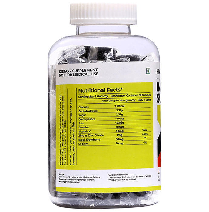 Healthyments Immune Support Gummies Black Currant