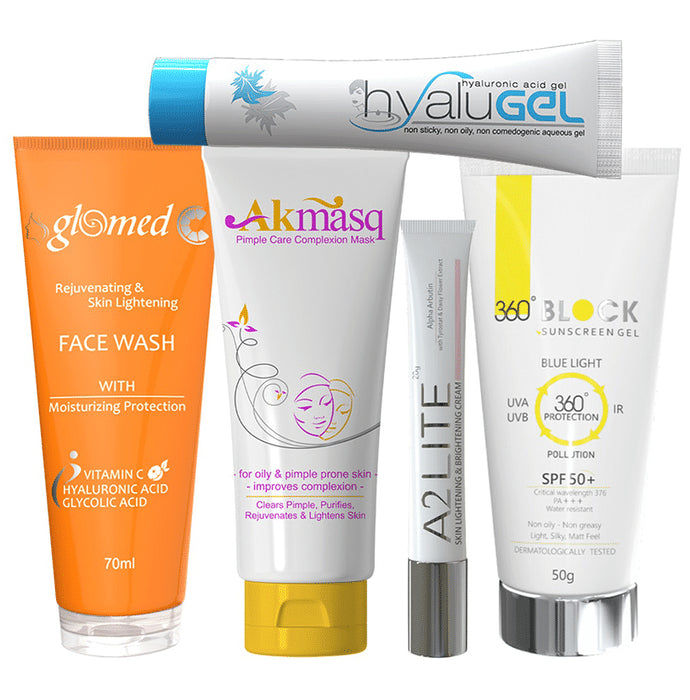 EMM'S Ideal Skincare Kit for Hyperpigmentation & Uneven Skin Tone - Classic Derma