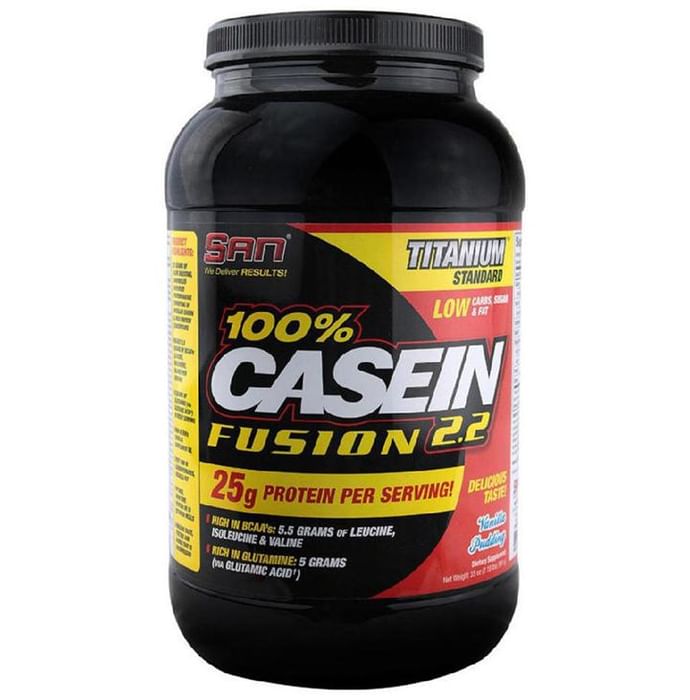 SAN 100% Casein Fusion 2.2 Vanilla Pudding - Classic Derma
