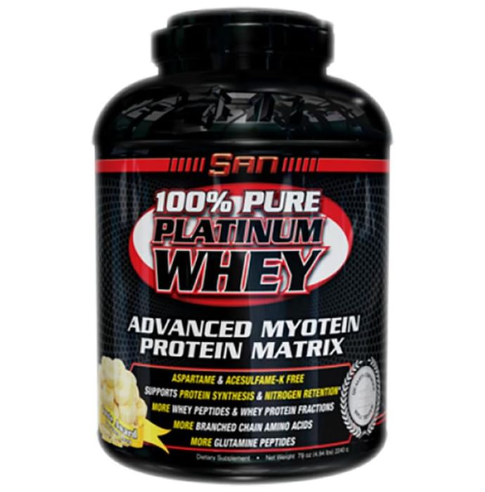 SAN 100% Pure Platinum Whey Protein Powder Chocolate - Classic Derma
