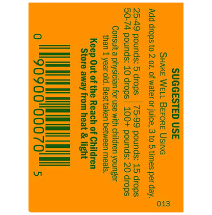 Herb pharm Kids Echinacea Immune System Support Orange