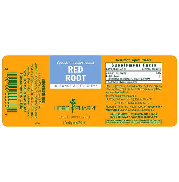 Herb Pharm Red Root Cleanse & Detoxify