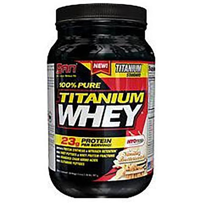 SAN 100% Pure Titanium Whey Protein Powder Vanilla Butterscotch - Classic Derma