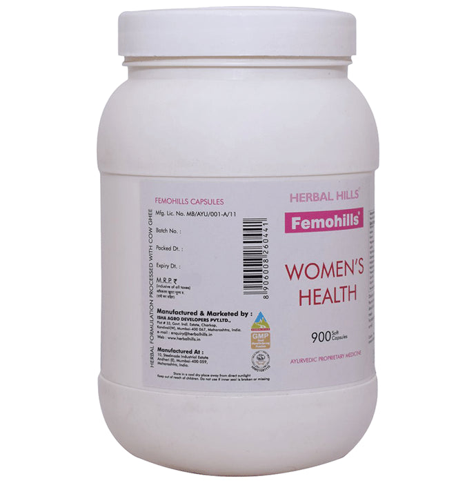 Herbal Hills Femohills Women's Health Softgel Capsules Value Pack