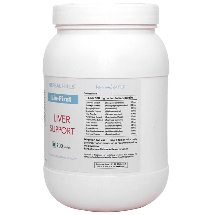 Herbal Hills Liv-First Liver Support Tablet Value Pack
