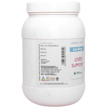 Herbal Hills Liv-First Liver Support Tablet Value Pack