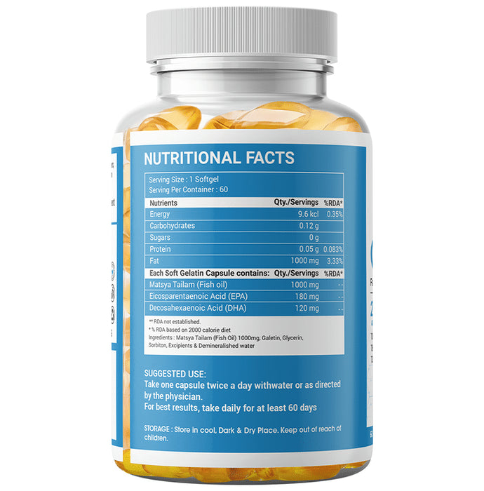 Herbal Max Omega-3 Soft Gelatin Capsule