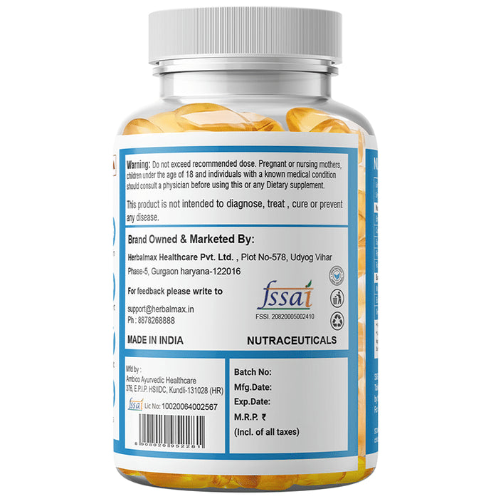 Herbal Max Omega-3 Soft Gelatin Capsule