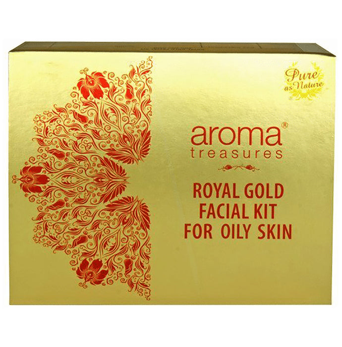 Aroma Treasures Royal Gold Facial Kit Oily Skin - Classic Derma