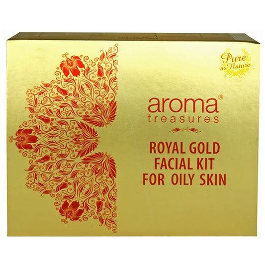 Aroma Treasures Royal Gold Facial Kit Oily Skin - Classic Derma
