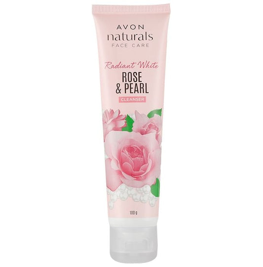 Avon Naturals Radiant White Rose & Pearl Cleanser - Classic Derma
