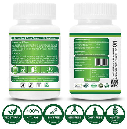 HerbalLeaf Extreme Garcinia Cambogia Veggie Capsule