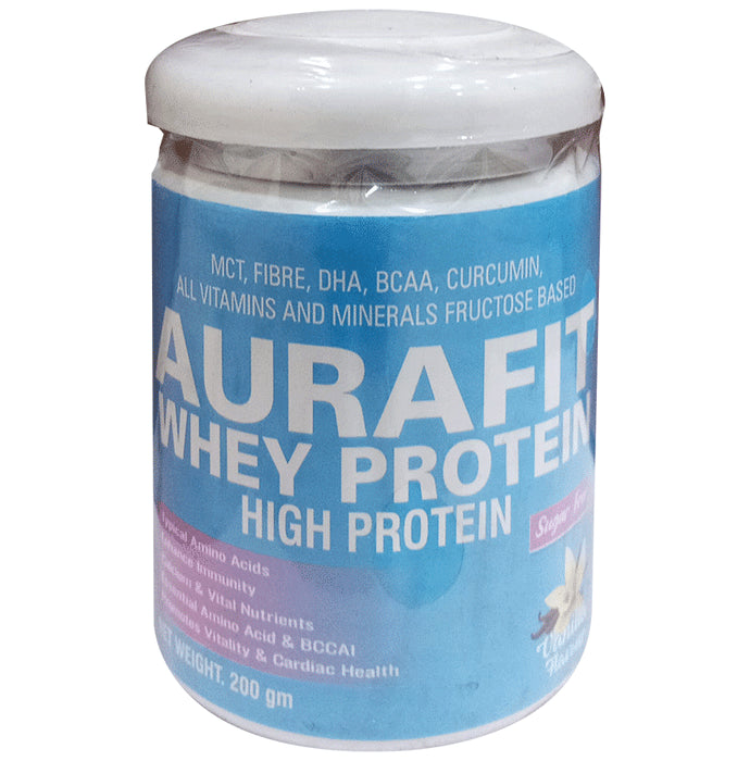 Aurafit Whey Protein Powder Sugar Free Vanilla - Classic Derma