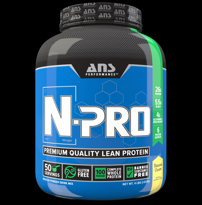 ANS Performance Banana Cream N-Pro Premium Quality Lean Protein - Classic Derma