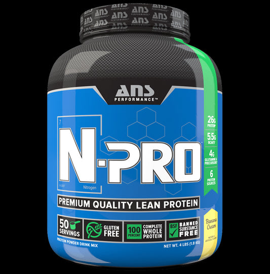 ANS Performance Banana Cream N-Pro Premium Quality Lean Protein - Classic Derma