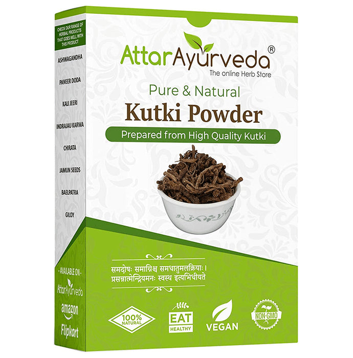 Attar Ayurveda Pure and Natural Kutki Powder - Classic Derma