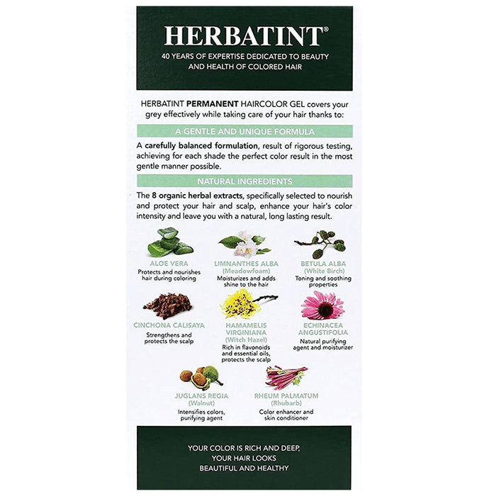 Herbatint Permanent Haircolor Gel 1N Black