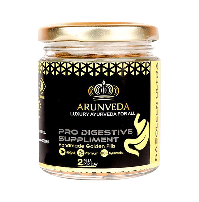 Combo Pack of Arunveda Pro Digestive Supplement (366 Each) & Energy Booster Capsule (60 Each) - Classic Derma