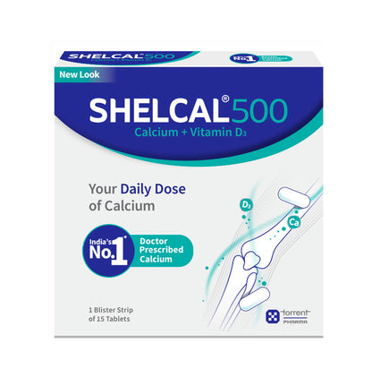 Combo Pack of Neurobion Forte Tablet (30) & Shelcal 500 Calcium+Vitamin D3 Tablet (15)