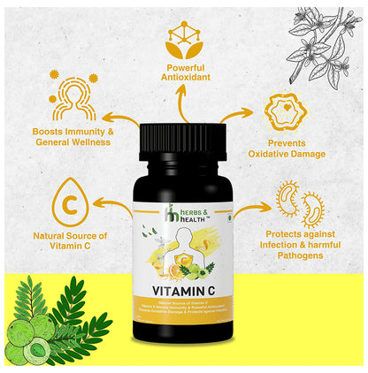 Herbs & Health Vitamin C Vegetarian Capsule