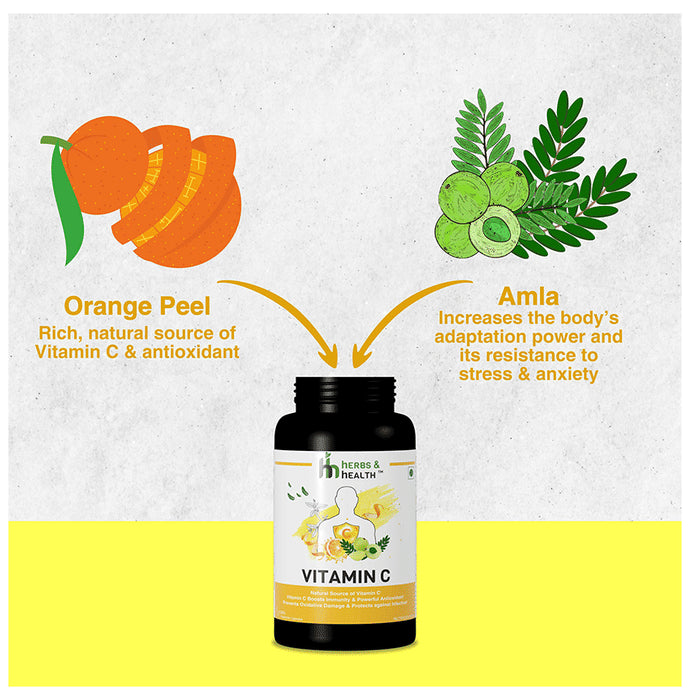 Herbs & Health Vitamin C Vegetarian Capsule