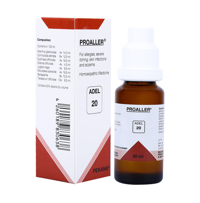 ADEL Anti Allergic Combo Pack of ADEL 20 Proaller Drop 20ml & Kalium Bichromicum Dilution 200 CH 10ml