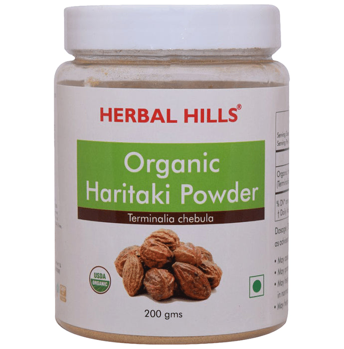 Herbal Hills Haritaki Powder Organic - Classic Derma