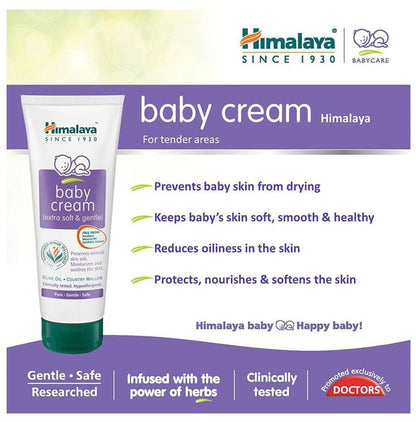 Himalaya Baby Cream | Moisturises & Soothes the Skin | Extra Soft & Gentle