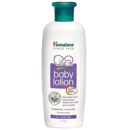 Himalaya Baby Lotion with Almond & Olive Oil | Nourishes & Moisturises Baby's Skin | Paraben-Free - Classic Derma