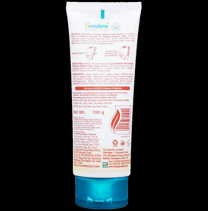 Himalaya Blackhead Clearing Walnut + Lemongrass Face Scrub | Exfoliates Dead Skin