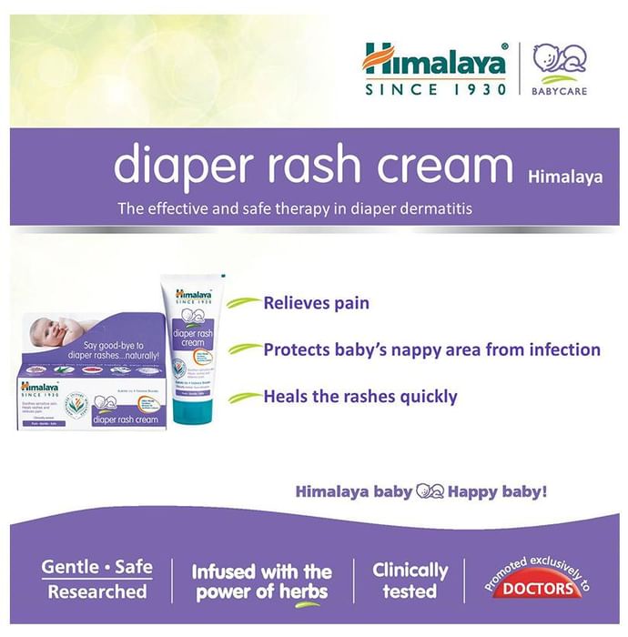 Himalaya Diaper Rash Cream for Sensitive Skin | Paraben-Free