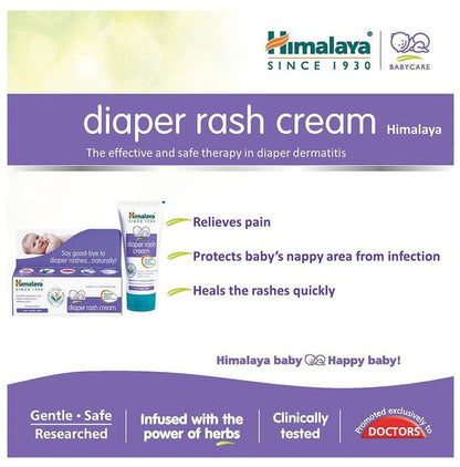 Himalaya Diaper Rash Cream for Sensitive Skin | Paraben-Free