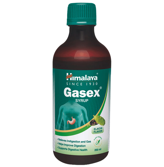 Himalaya Gasex Syrup | Digestive Wellness| Improves Digestion Elaichi - Classic Derma