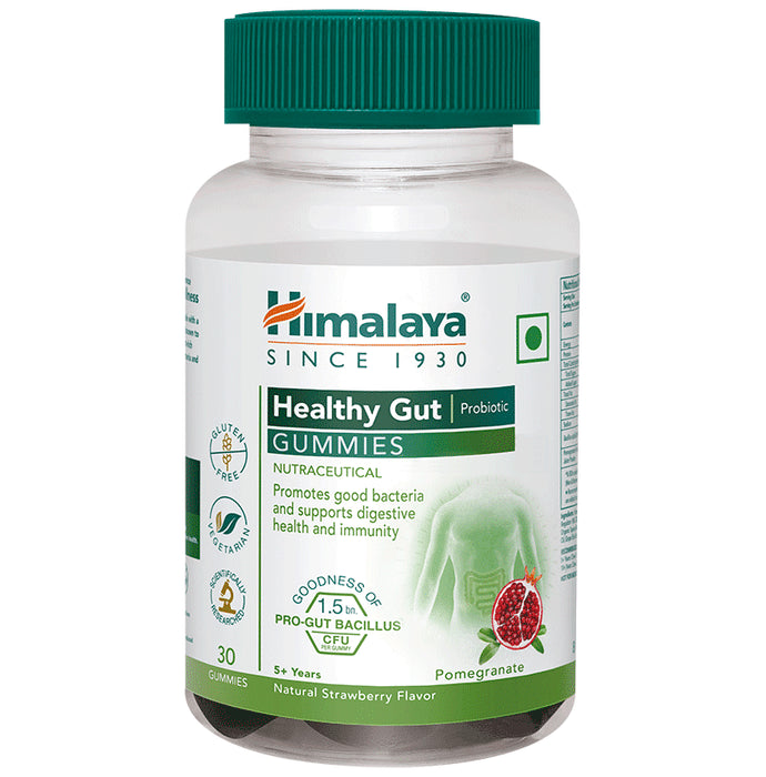 Himalaya Healthy Gut Probiotic Gummies Strawberry - Classic Derma