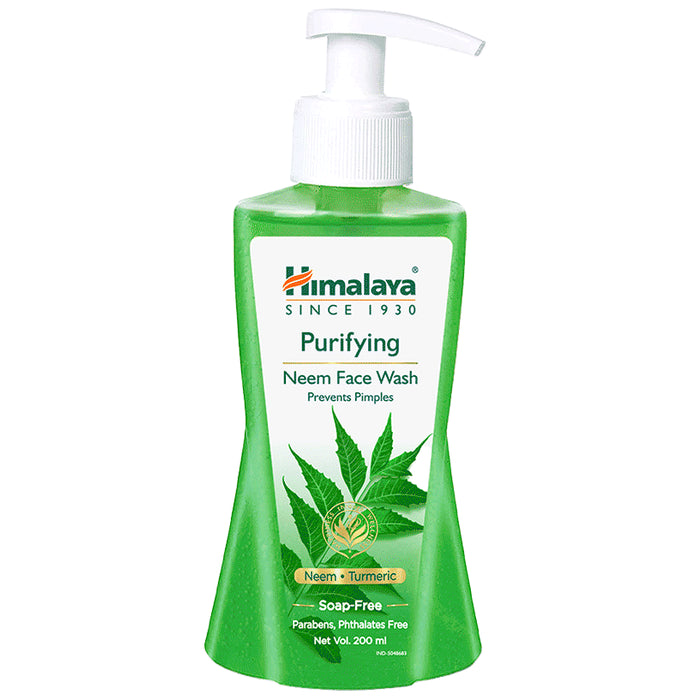 Himalaya Herbals Purifying Neem Face Wash | For Acne & Pimple Relief | Paraben and Soap Free Face Care Product - Classic Derma